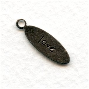 Inspiration Tags Love Oval Oxidized Silver (12)