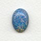 Blue Glass Opal Cabochon 18x13mm (1)