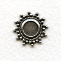 Bead Detail Oxidized Silver 7mm Settings (6)