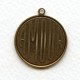 Amour French Charms Oxidized Brass 26mm (3)
