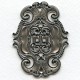 Elegant Style Dramatic Stamping Oxidized Silver (1)