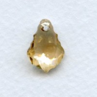 Swarovski Baroque Golden Shadow Crystal Pendant 16x11mm (1)