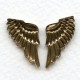 These Wings Look Real! Oxidized Brass (6 sets)