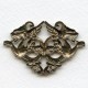 Chimaeras Plaque Oxidized Brass 58mm (1)