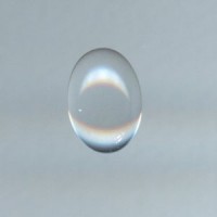 ^Clear Glass Oval Cabochon 14X10mm (6)