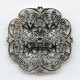 Ornate Filigree Oxidized Silver 47mm (1)