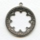 Floral Framework with Loop Oxidized Silver (3)