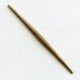 Long Thin Spikes Solid Brass Raw 70mm (3)