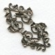 Morning Glory Motif Oxidized Silver Stamping (1)