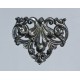 Grand Ornate Corner Stamping Oxidized Silver (1)