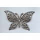 Ornate Filigree Butterfly Oxidized Silver 65mm (1)