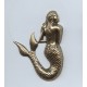 *Large Mermaid Stampings Oxidized Brass 53mm (2)