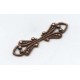 Unique Connector or Bail Oxidized Copper (6)