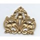 Grand Ornate Corner Stamping Raw Brass (1)