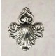 Ornate Embellishment Connectors Antique Silver (4)
