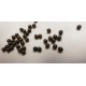 Tiny Fluted Round Spacer Beads Oxidized 3mm Varied Color of Brass (50)