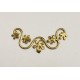 Vine With Leaves Swag 38mm Raw Brass (2)