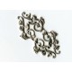 Morning Glory Motif Oxidized Silver Stamping (1)