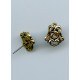 Florentine Scroll Earring Antique Gold (2)