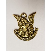 Guardian Angel Pendant Antique Gold (1)