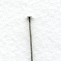 Oxidized Silver Standard Head Pins 2 Inch 22 Gauge (100)