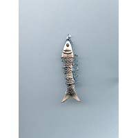 Silver Flex fish pendant bright silver finish (2)