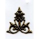 Decorative Filigree Ornament Oxidized Brass (3)