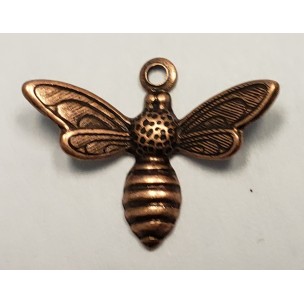 Bee Pendants Oxidized Copper17mm (12)