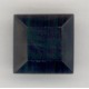 Square Jet Pointed Back Stone 12x12mm