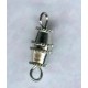 ^Vintage Style Barrel Clasps Silver 15mm (6)