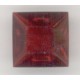 Square Ruby Pointed Back Stones 12x12mm