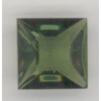 Square Olivine Pointed Back Stones 12x12mm