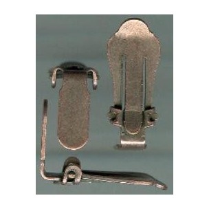 Clip Earring Findings Oxidized Copper