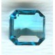 Aqua Glass Square Octagon Stones 10x10mm