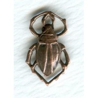 Beetle Connectors Oxidized Copper 17mm (6)