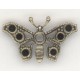 ^Butterflies to hold Rhinestones Oxidized Brass 26mm