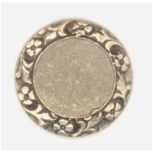 ^Floral Edge Setting Base for 10mm Oxidized Brass (4)