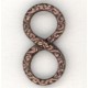 ^Infinity Symbol Connectors 20mm Oxidized Copper (6)