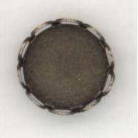 Round Lace Edge Settings 9mm Oxidized Brass (12)