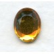 Topaz Glass Stones 10x8mm Flat Backs Faceted Tops