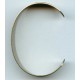 ^Floral Embossed Oxidized Brass Cuff 19mm (1)