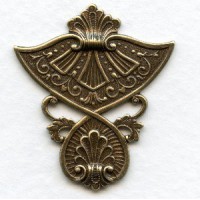 Egyptian Influenced Embellishments Oxidized Brass (1)