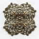 Ornate 41mm Filigree Regal Oxidized Brass (1)