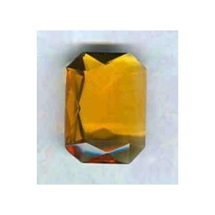 ^Topaz Glass Octagon Unfoiled Jewelry Stones 10x12mm