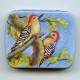 ^Vintage Tin Gift Box-Birds-Made in Switzerland 60mm (1)