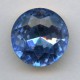 Light Sapphire Glass Round 25mm Unfoiled Jewelry Stone (1)