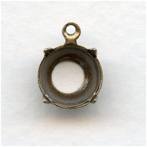 ^Round Open Back Settings 41ss Oxidized Brass (12)