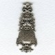 Royal Pendant Oxidized Silver 59x25mm