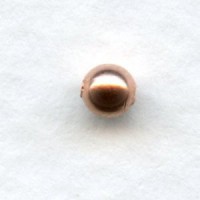Smooth Round Spacer Beads Copper 3mm