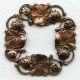 ^Floral Framework Stampings 41mm Oxidized Copper (3)